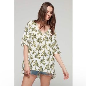 SMYM Maia Palm Leaf Print Tunic